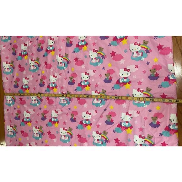 sanrio hello kitty stars and rainbows toddler comforter Pink Reversible Y2K - Picture 6 of 6